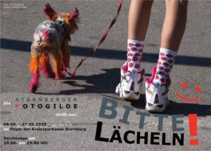 Mehr über den Artikel erfahren Vorbereitungen zur Ausstellung „bitte lächeln“